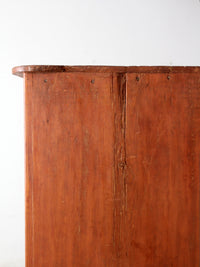 antique American primitive farmhouse cabinet