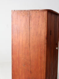 antique American primitive farmhouse cabinet