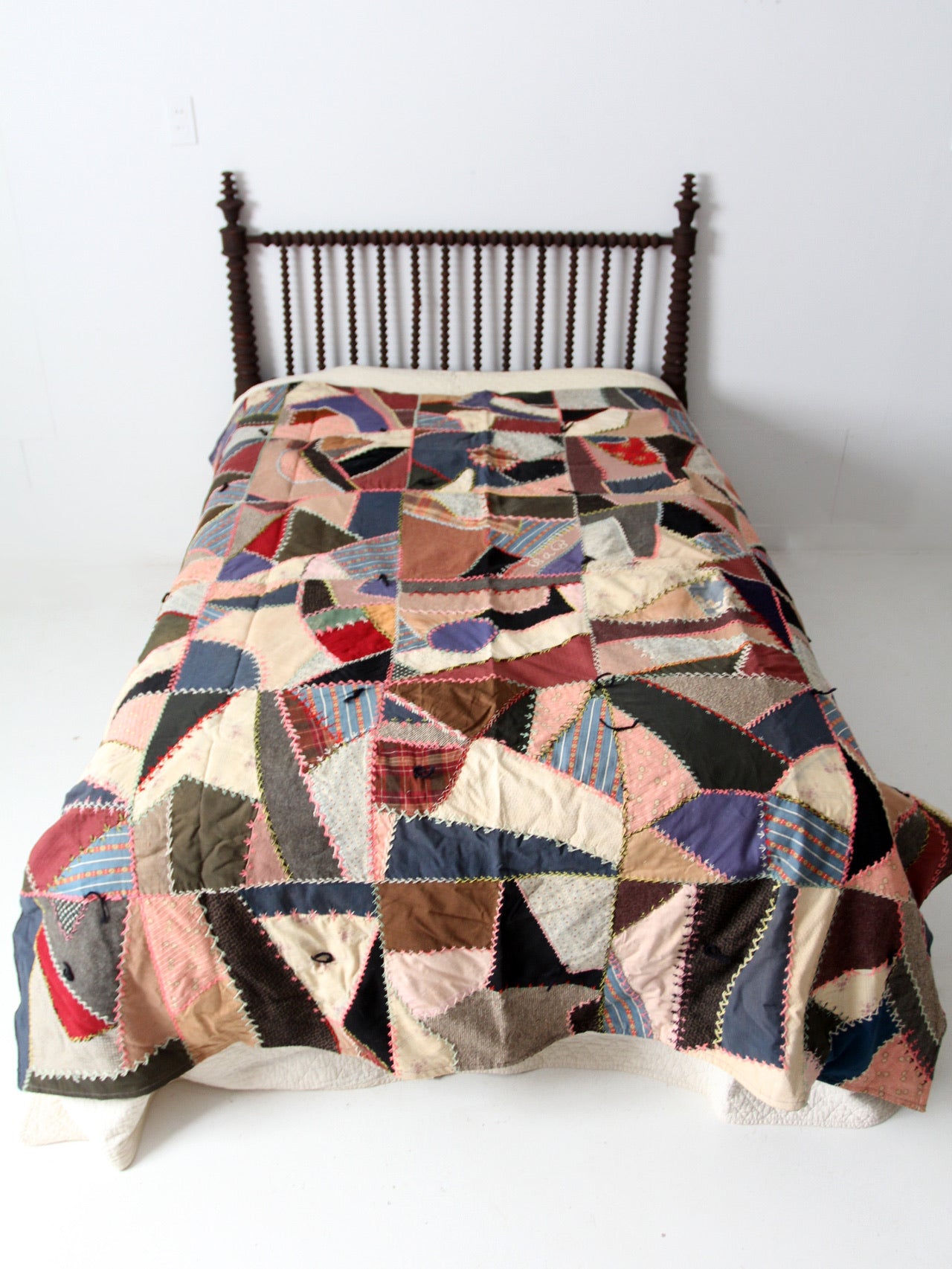 Antique Crazy outlets Quilt