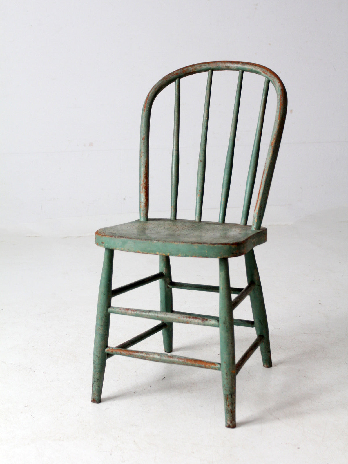 antique painted farmhouse chair