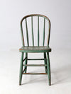 antique painted farmhouse chair