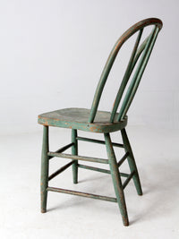 antique painted farmhouse chair