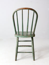 antique painted farmhouse chair