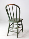 antique painted farmhouse chair