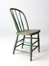 antique painted farmhouse chair