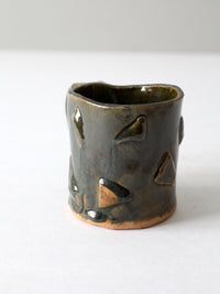 vintage handmade pottery mug