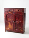 antique American jelly cupboard cabinet