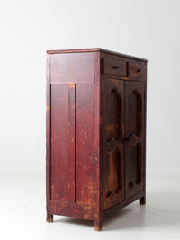 antique American jelly cupboard cabinet