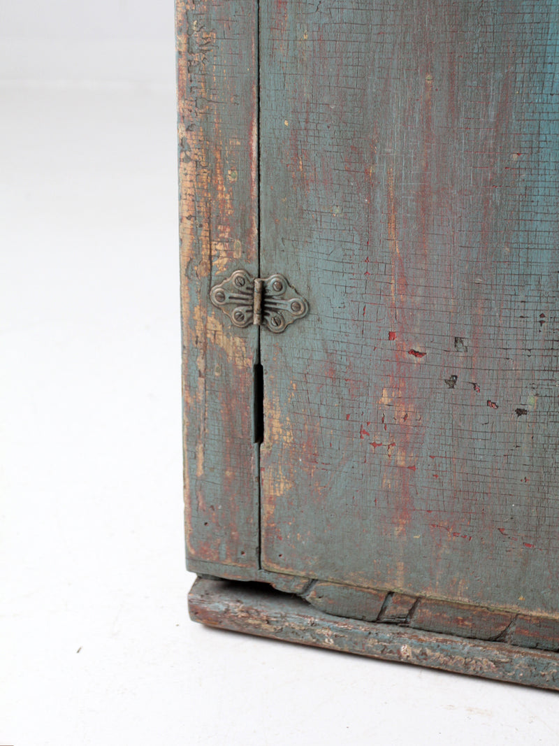 antique primitive cupboard cabinet