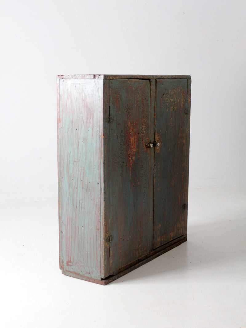 antique primitive cupboard cabinet