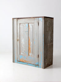 antique rustic farmhouse cupboard cabinet