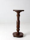 antique wooden pedestal stand