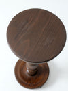 antique wooden pedestal stand