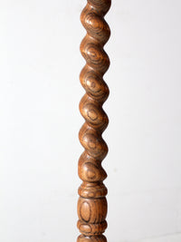 antique barley twist hall tree