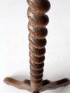 antique barley twist hall tree