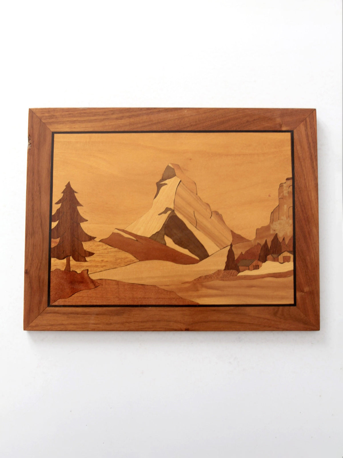 vintage hand-crafted marquetry art