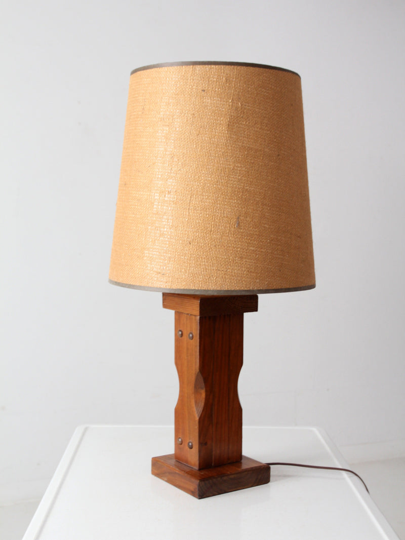 vintage wooden lamp