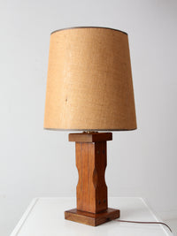 vintage wooden lamp