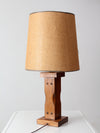 vintage wooden lamp