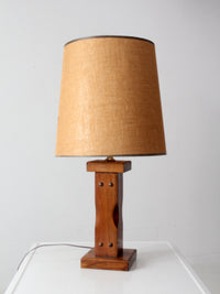 vintage wooden lamp