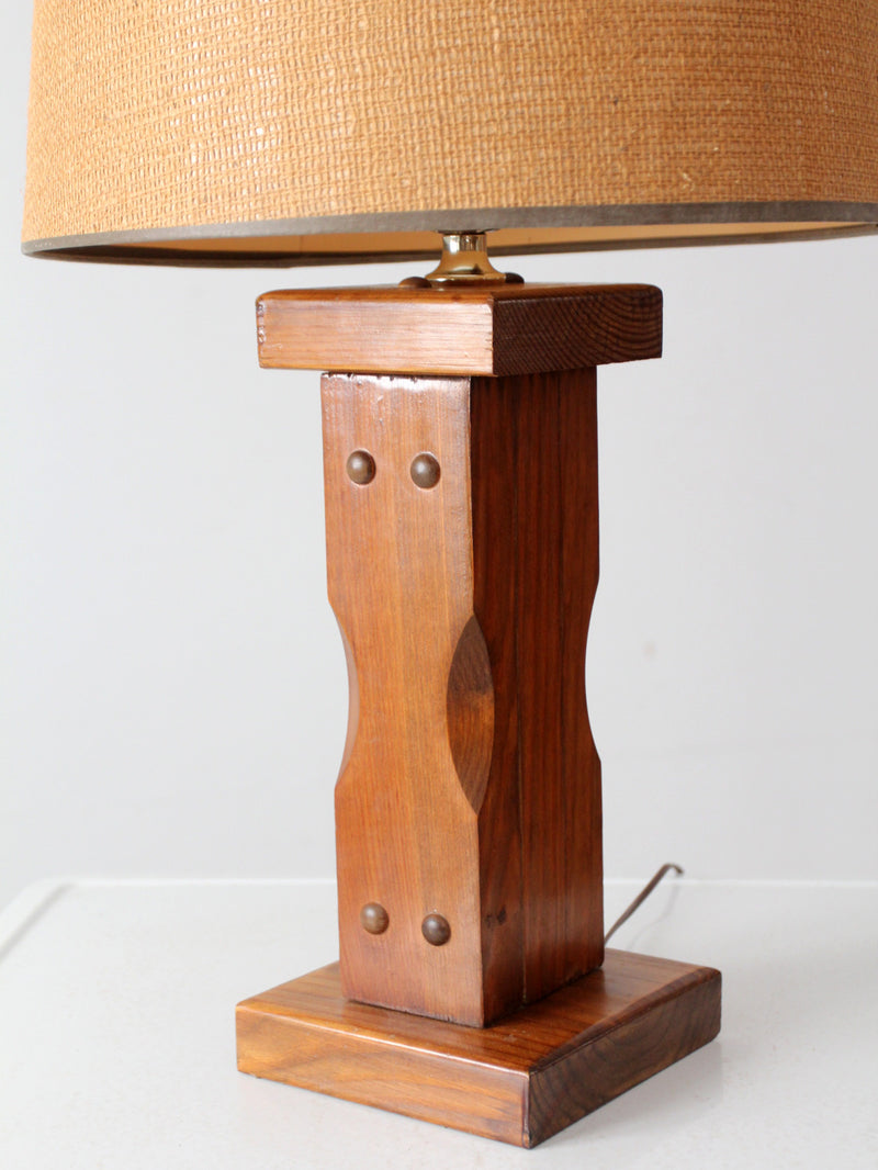 vintage wooden lamp