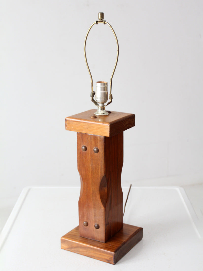 vintage wooden lamp