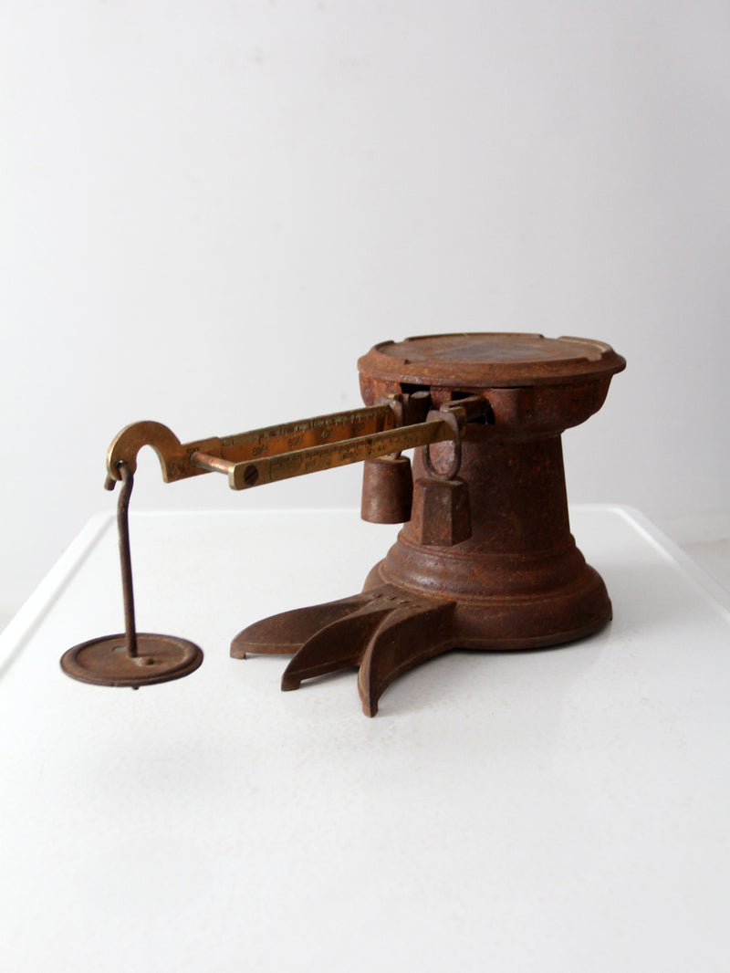 antique Howe counter balance scale