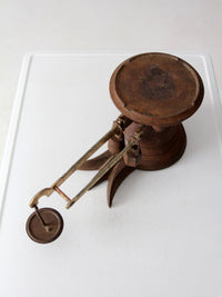 antique Howe counter balance scale