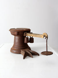 antique Howe counter balance scale