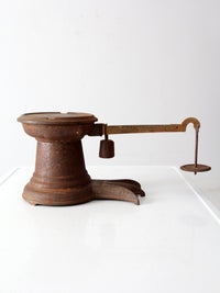 antique Howe counter balance scale