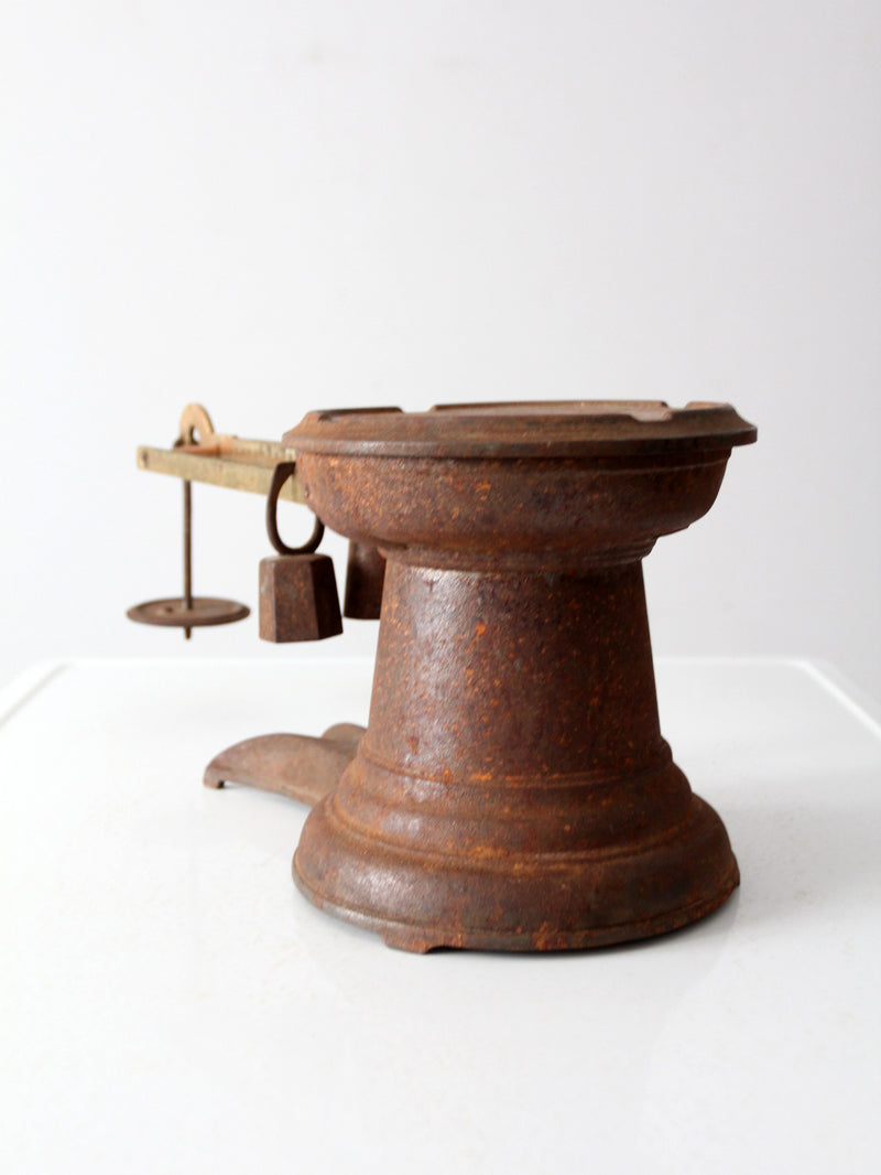 antique Howe counter balance scale