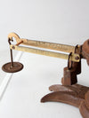 antique Howe counter balance scale