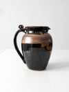 vintage studio pottery pitcher