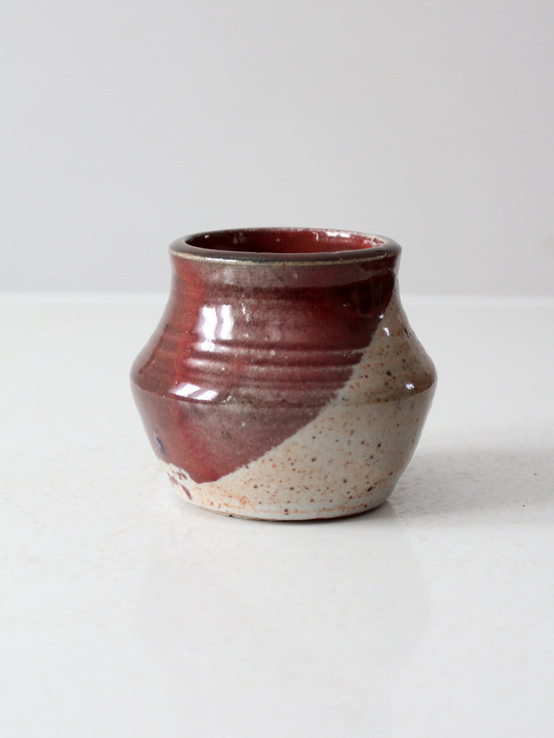 vintage studio pottery vase