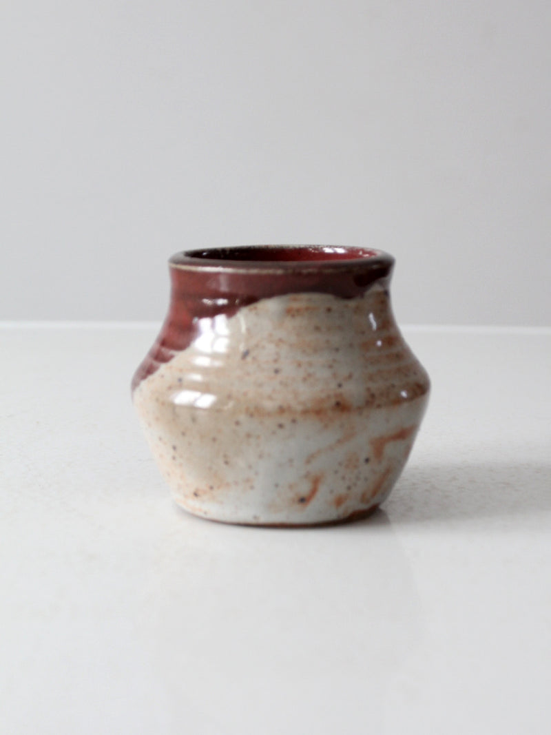 vintage studio pottery vase