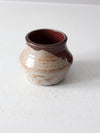 vintage studio pottery vase