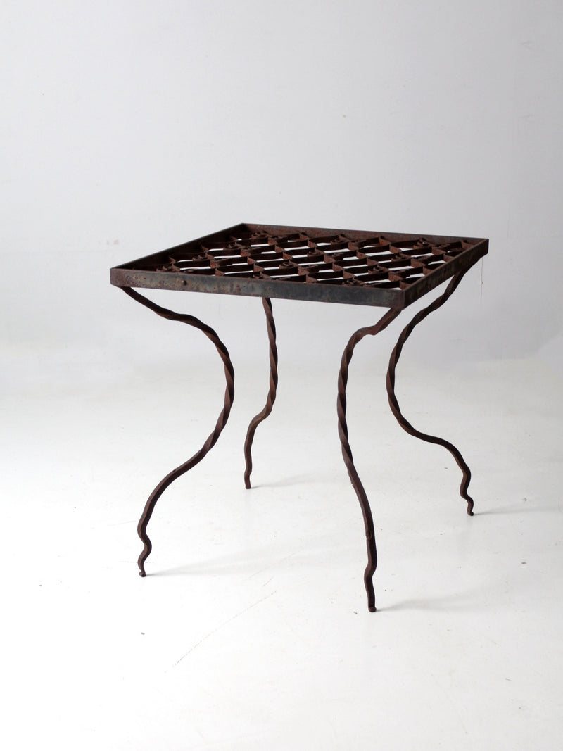 antique wrought iron table