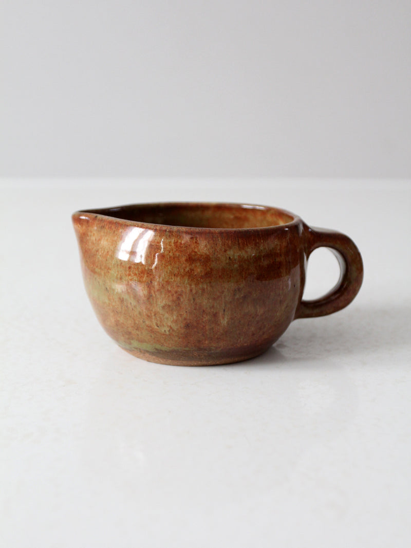 vintage studio pottery pitcher