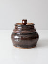 vintage studio pottery jar