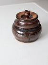 vintage studio pottery jar