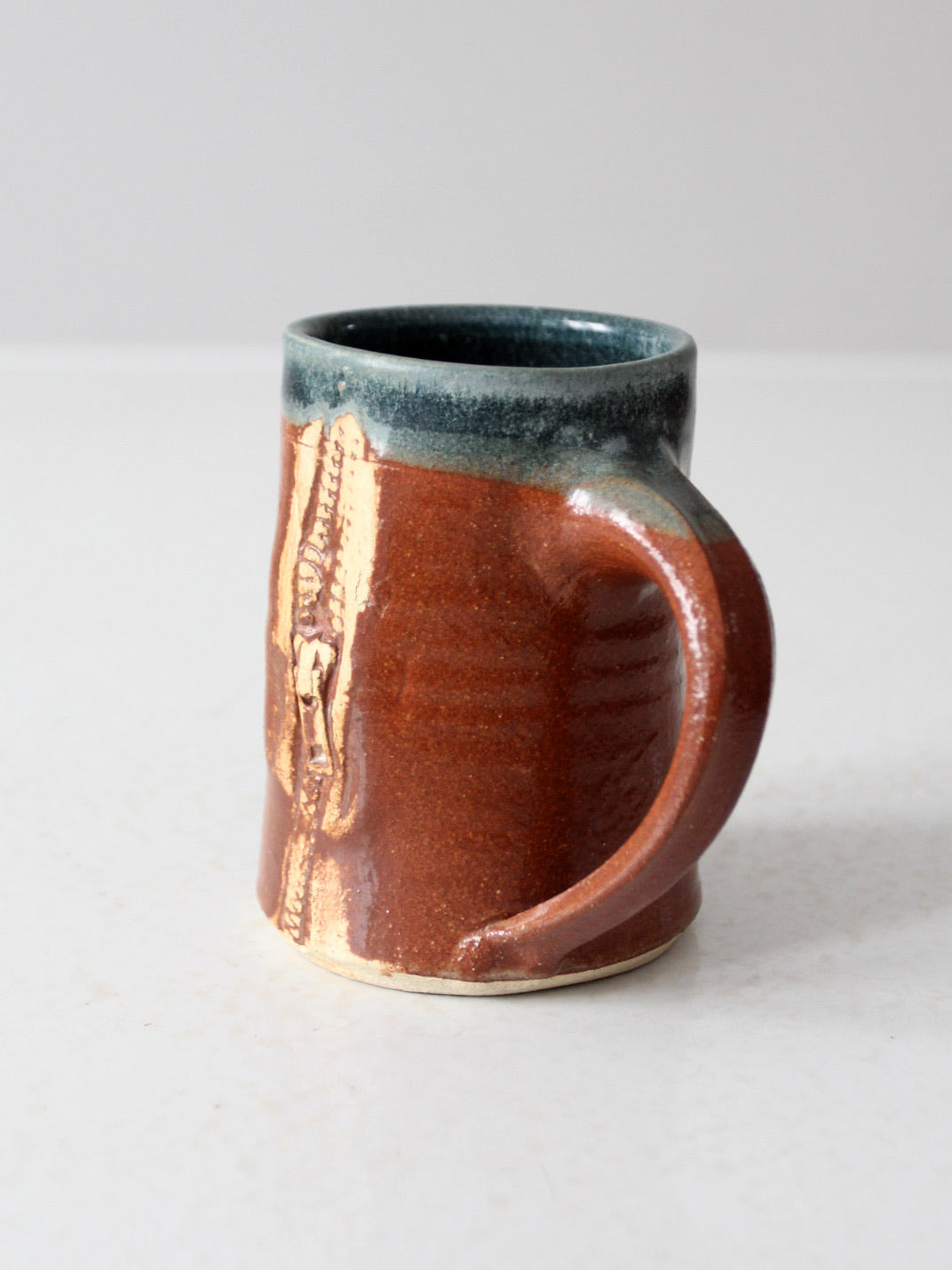 vintage studio pottery mug