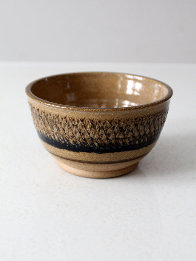 vintage studio pottery bowl