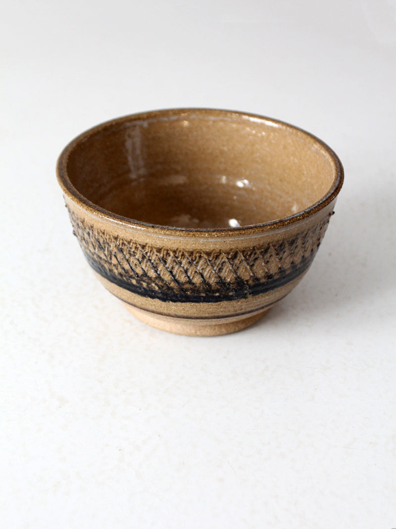 vintage studio pottery bowl