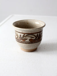 vintage studio pottery vase