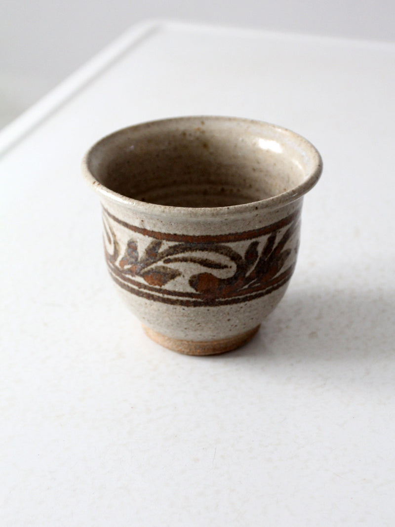 vintage studio pottery vase