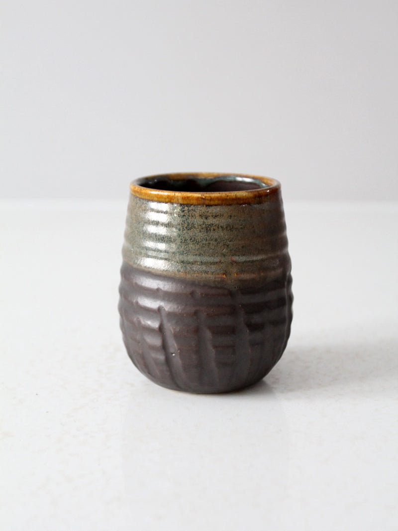 vintage studio pottery vase