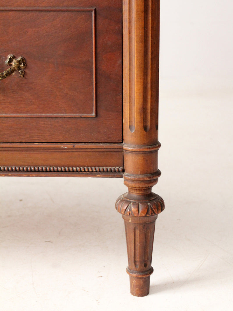 antique Louis XVI style chest of drawers