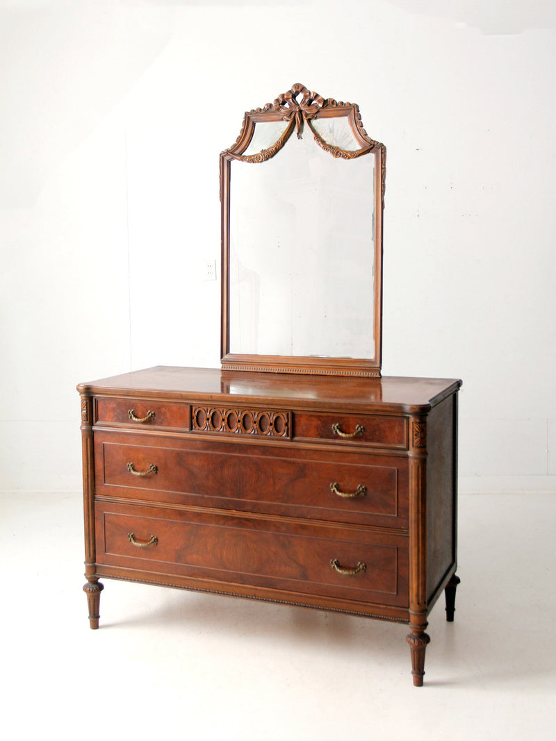 antique Louis XVI style chest of drawers