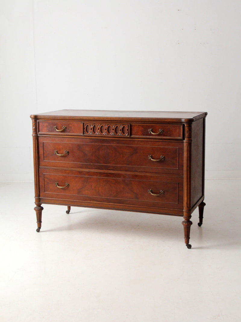 antique Louis XVI style chest of drawers