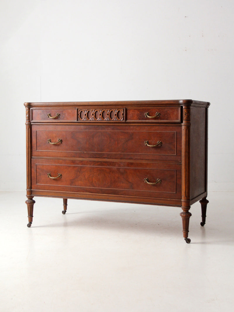 antique Louis XVI style chest of drawers